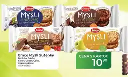 Tamda Foods Emco Mysli Sušenky Borůvka, Jablko, Kokos, Ořišek, Coko, Čokonugátové více druhů 6KS nabídka