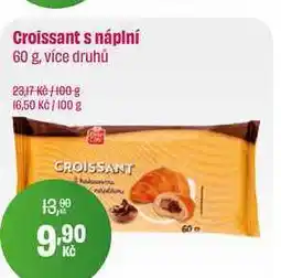 BonVeno Croissant s náplní 60 g, více druhů nabídka