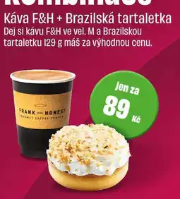 BonVeno Káva F&H + Brazilská tartaletka 129 g nabídka