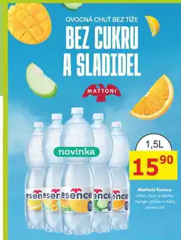 BENE Nápoje Mattoni Esence nabídka