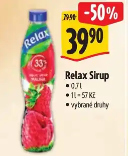 Albert Relax Sirup nabídka