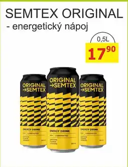 BENE Nápoje SEMTEX ORIGINAL - energetický nápoj nabídka