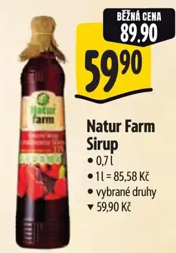 Albert Natur Farm Sirup nabídka