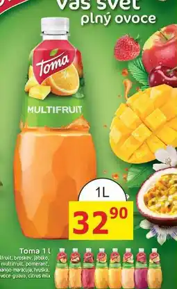 BENE Nápoje Toma 1l PET nabídka