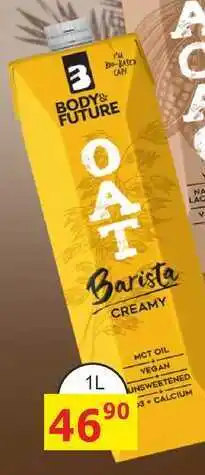BENE Nápoje BODY& FUTURE - OAT nabídka