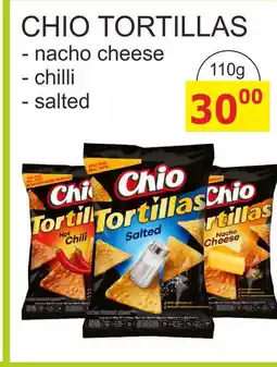 BENE Nápoje Chio Tortillas Kukuřičný snack 110g, vybrané druhy nabídka