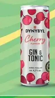 BENE Nápoje DYNYBYL Cherry GIN & TONIC 0,25L míchaný nápoj, plech nabídka