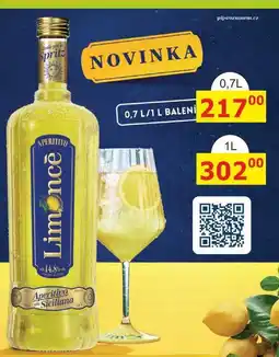 BENE Nápoje Limoncè 14,8% nabídka