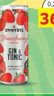 BENE Nápoje DYNYBYL Strawberry GIN & TONIC 0,25L míchaný nápoj, plech nabídka