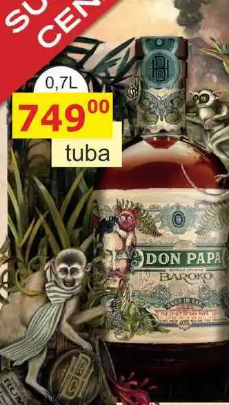 BENE Nápoje Don Papa Baroko 0,7l 40% nabídka