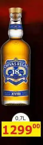 BENE Nápoje CHIVAS S REGAL 18 nabídka