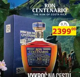 BENE Nápoje RON CENTENARIO 30 nabídka