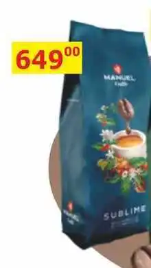 BENE Nápoje Manuel Caffe Sublime zrnková káva nabídka