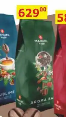 BENE Nápoje Manuel Caffe Aroma Bar zrnková káva nabídka
