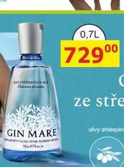 BENE Nápoje Gin Mare 0,7l 42,7% nabídka