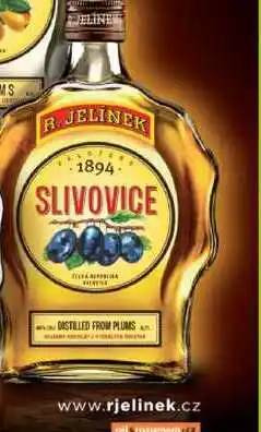 BENE Nápoje R. JELÍNEK Slivovice Zlatá 3y 0,7l 45% nabídka
