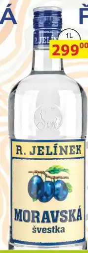 BENE Nápoje R. JELÍNEK Moravská švestka nabídka