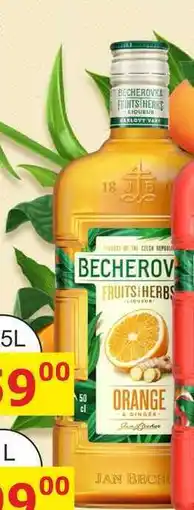 BENE Nápoje Becherovka Orange & Ginger 1l 20% nabídka