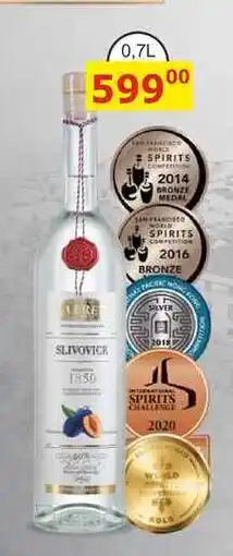 BENE Nápoje FLERET Collection 1850 Slivovice nabídka