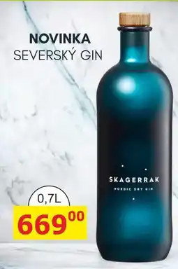 BENE Nápoje SKAGERRAK NORDIC DRY GIN nabídka