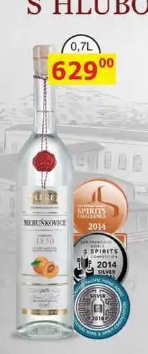 BENE Nápoje FLERET Collection 1850 Meruňka nabídka