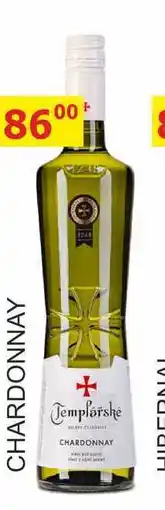 BENE Nápoje Templářské sklepy 0,75l CHARDONNAY nabídka