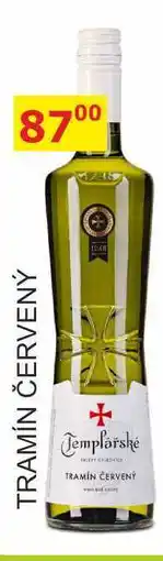 BENE Nápoje Templářské sklepy 0,75l TRAMÍN ČERVENÝ nabídka