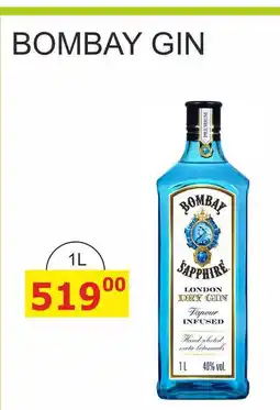BENE Nápoje BOMBAY GIN nabídka