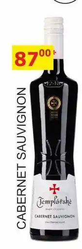BENE Nápoje Templářské sklepy 0,75l CABERNET SAUVIGNON nabídka