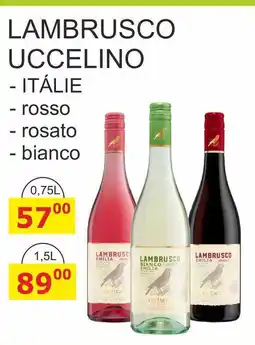 BENE Nápoje LAMBRUSCO UCCELINO nabídka