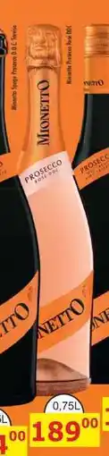 BENE Nápoje Mionetto Prosecco Doc Treviso rosé nabídka