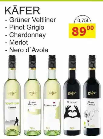 BENE Nápoje KÄFER nabídka