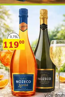 BENE Nápoje NOZECO Spritz nabídka