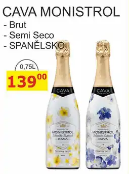 BENE Nápoje CAVA MONISTROL nabídka