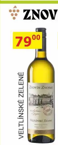 BENE Nápoje ZNOVÍN ZNOJMO 0,75L VELTLÍNSKÉ ZELENÉ nabídka