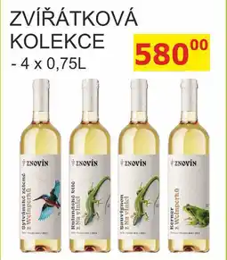 BENE Nápoje ZNOVÍN ZNOJMO KOLEKCE ZVÍŘÁTKOVÁ nabídka