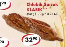 CBA Chlebík Špičák KLASIK nabídka