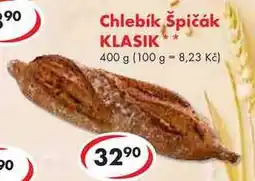 CBA Chlebík Špičák KLASIK nabídka