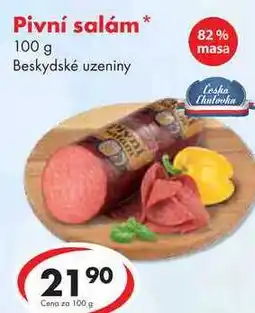CBA Pivní salám nabídka