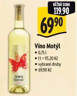 Albert Víno Motýl nabídka
