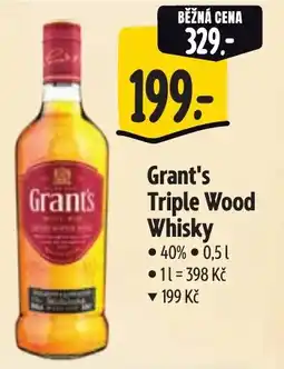 Albert Grant's Triple Wood Whisky nabídka