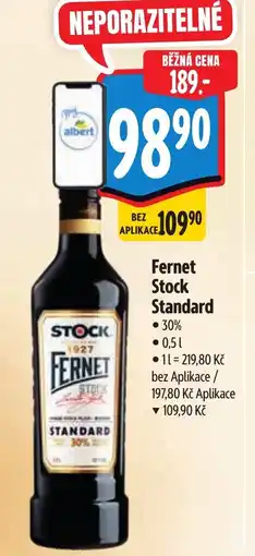 Albert Fernet Stock Standard nabídka