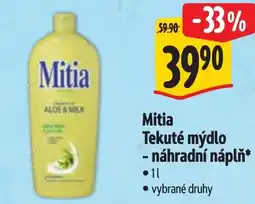 Albert Mitia Tekuté mýdlo náhradní náplň nabídka