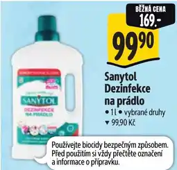 Albert Sanytol Dezinfekce na prádlo nabídka