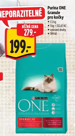 Albert Purina ONE Granule pro kočky nabídka
