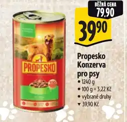 Albert Propesko Konzerva pro psy nabídka