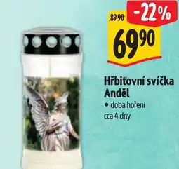 Albert Hřbitovní svíčka Anděl nabídka