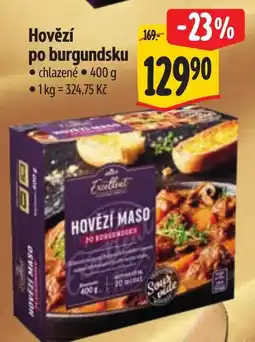 Albert Hovězí po burgundsku nabídka