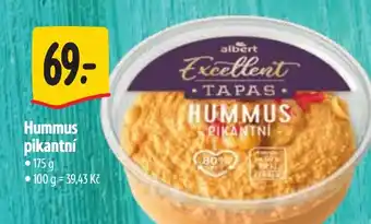 Albert Hummus pikantní nabídka
