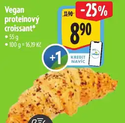 Albert Vegan proteinový croissant nabídka
